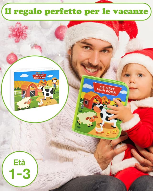 Thumbnail 5 de Meafeng Busy Board libro Montessori sensoriale 1 anno