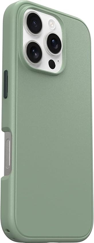 Detalle 2 de Otterbox Symmetry MagSafe para iPhone 16 Pro, Protector Fino Verde