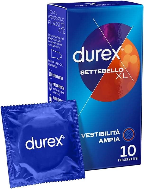 Detalle de Durex Settebello XL preservativi extra large 10pz 🧷