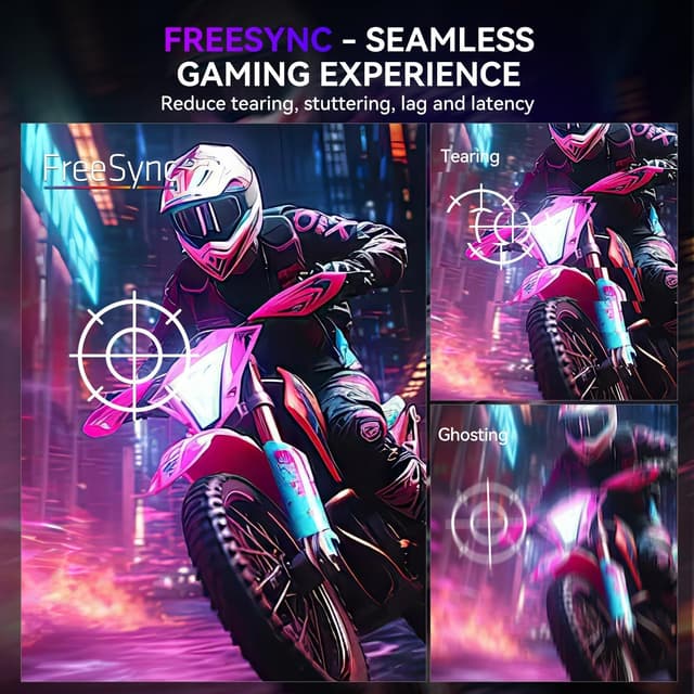 Detalle de UPERFECT 24.5" Portable Monitor (240Hz) with USB-C + Mini HDMI, FreeSync, 0.1ms IPS