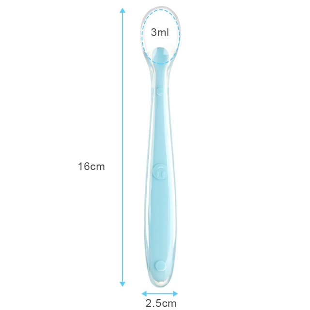 Detalle 2 de Vicloon Babylöffel 5er Set 16 cm 🥄