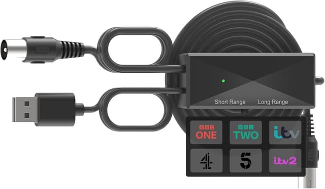 Detalle de TV Booster Aerial Amplifier 1m USB Cable