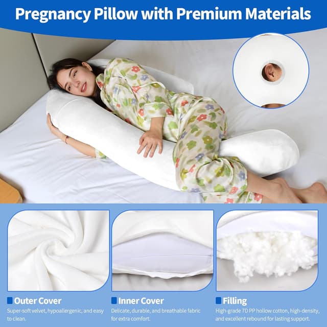 Thumbnail 4 de pozico Coussin de Grossesse U-Forme 130 cm