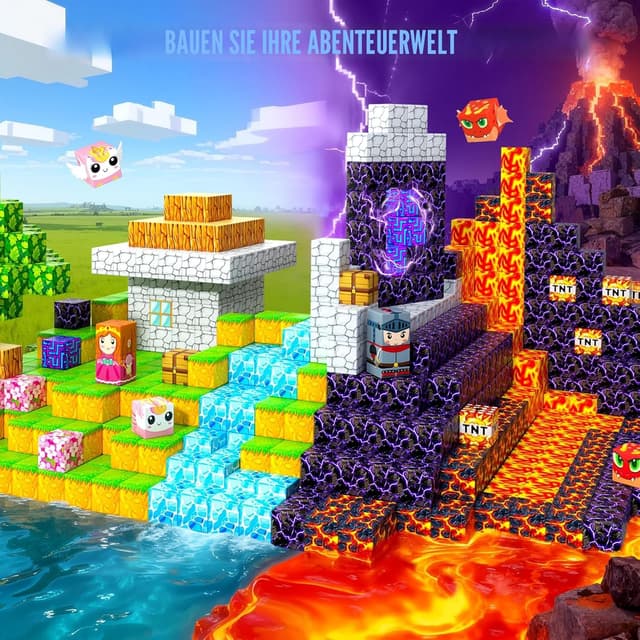 Detalle 2 de COOLJOYA Magnetische Bausteine 150 Teile