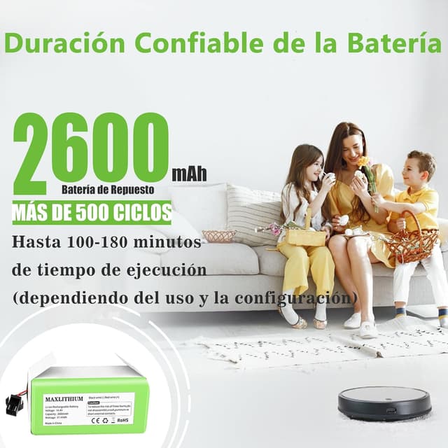 Detalle 2 de Batería 14.4V 2600mAh para Conga y Robovac