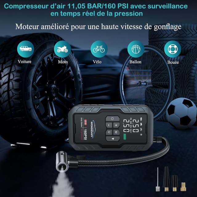 Thumbnail 2 de Wonsidary Z10 Booster 7000A 27000 mAh