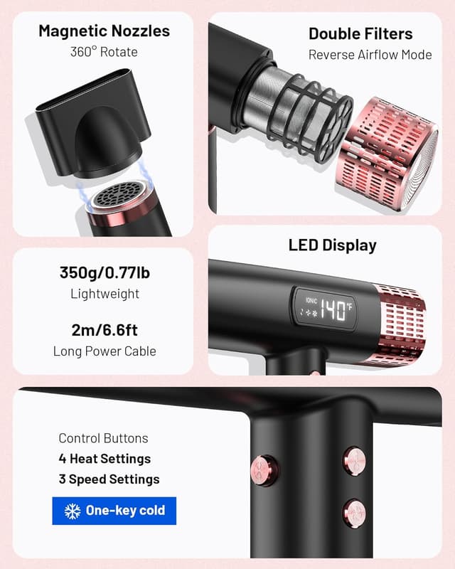 Thumbnail 6 de MESCOMB Seche Cheveux Voyage 1875W