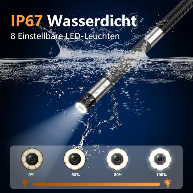 Detalle 2 de Endoskopkamera 5 Zoll 1080P mit Licht