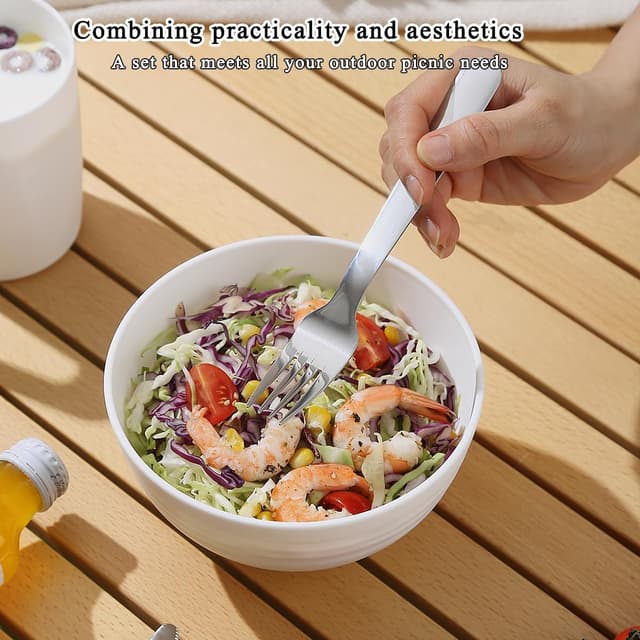 Thumbnail 5 de ReaNea Kit mensa da campeggio con posate e tazza 🍽