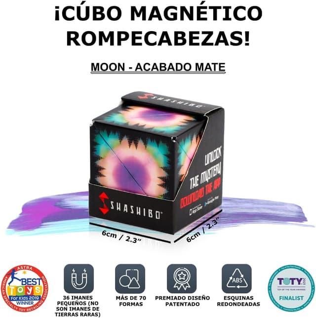 Thumbnail 1 de SHASHIBO Cubo Transformable 36 imanes