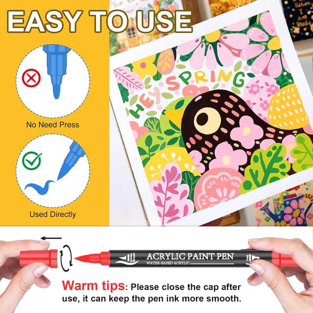 Thumbnail 5 de Bonala set 50 lápices acrílicos doble punta