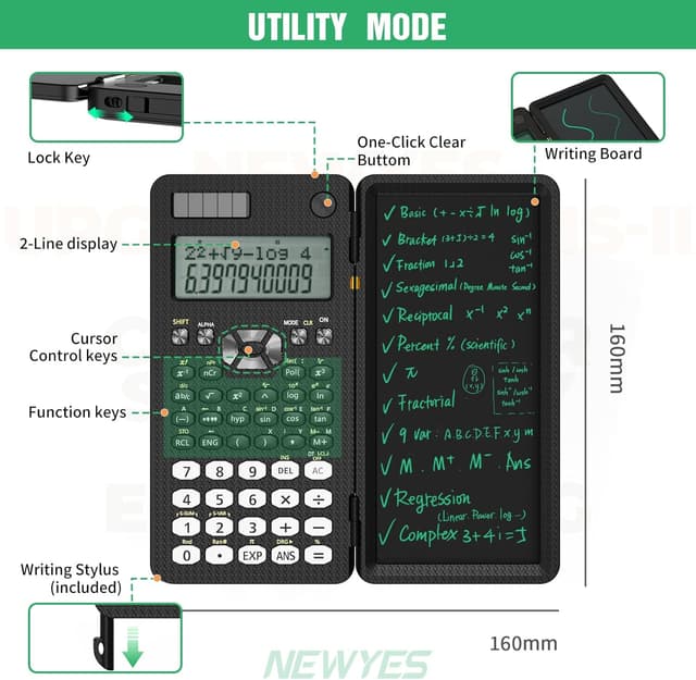 Detalle de Wissenschaftlicher Taschenrechner 82 MS von NEWYES