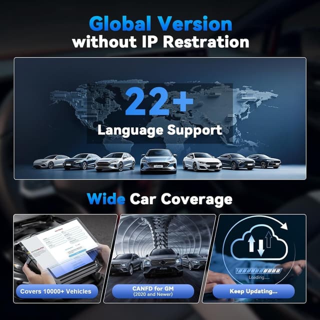 Thumbnail 6 de XTOOL D5S OBD2 Scanner (OBDII) with 16 reset functions, AutoVIN, Wi‑Fi lifetime updates