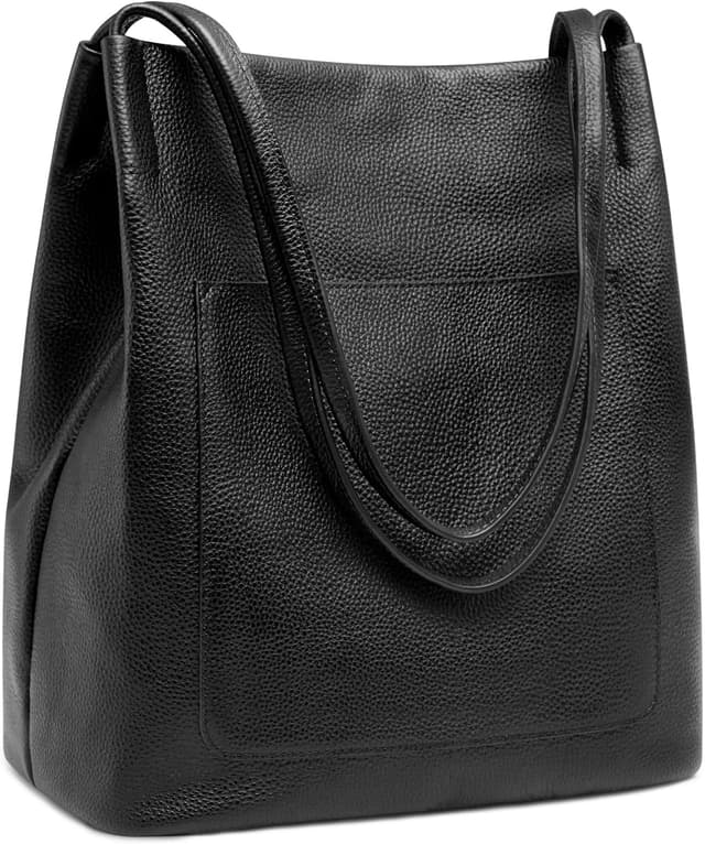 Detalle de Borsa a tracolla in pelle da donna Kattee con chiusura magnetica superiore