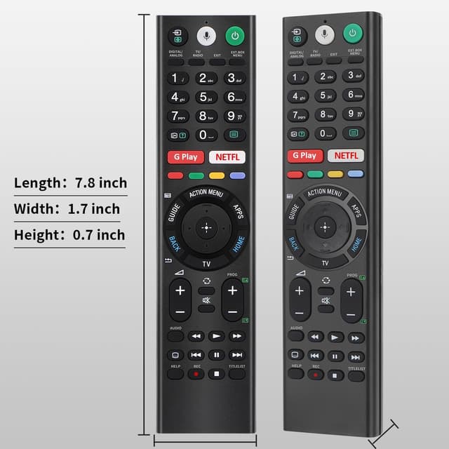 Detalle 2 de Gvirtue RMF-TX310E / RMF-TX220E Sprach-Fernbedienung für Sony Bravia Smart TV (Ersatz mit Mikrofon)