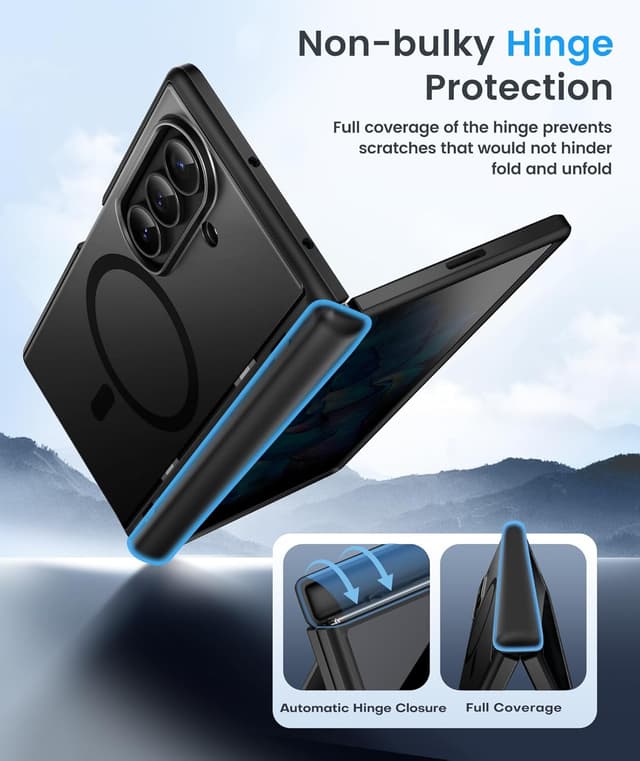 Thumbnail 6 de BERFY Z Fold 7 Case with Privacy Screen Protector