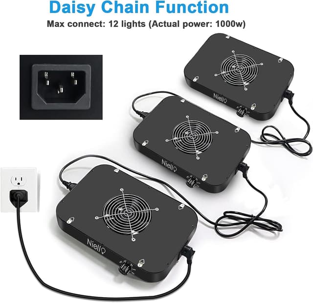 Thumbnail 3 de Niello Lumière de croissance 600W LED 🌱