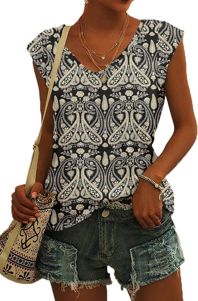 Thumbnail 5 de NARRAME t‑Shirt col V femme, coupe ample