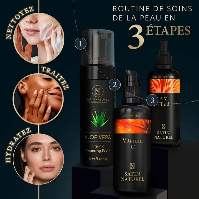 Thumbnail 6 de Satin Naturel Crème hydratante visage 2-en-1 légère & primer bio à l’aloe vera, anti-âge vegan (50 ml)