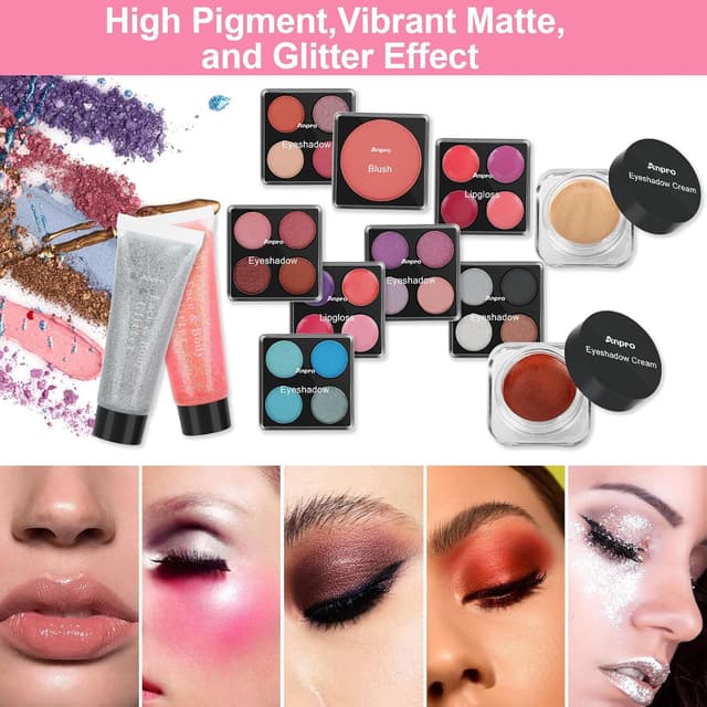 Thumbnail 1 de Anpro Estuche de Maquillaje Todo en Uno 10,4x6,5