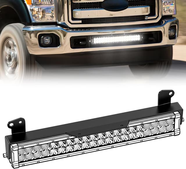 Thumbnail 6 de Nilight 90021B Light Bar Mounting Bracket for Front License Plate Frame (Off-Road LED Lights)