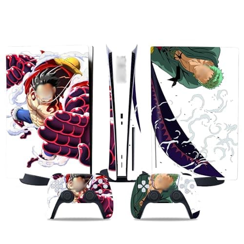 Detalle de MaD Vision PS5 Slim Kit vinilos mate 2 mandos