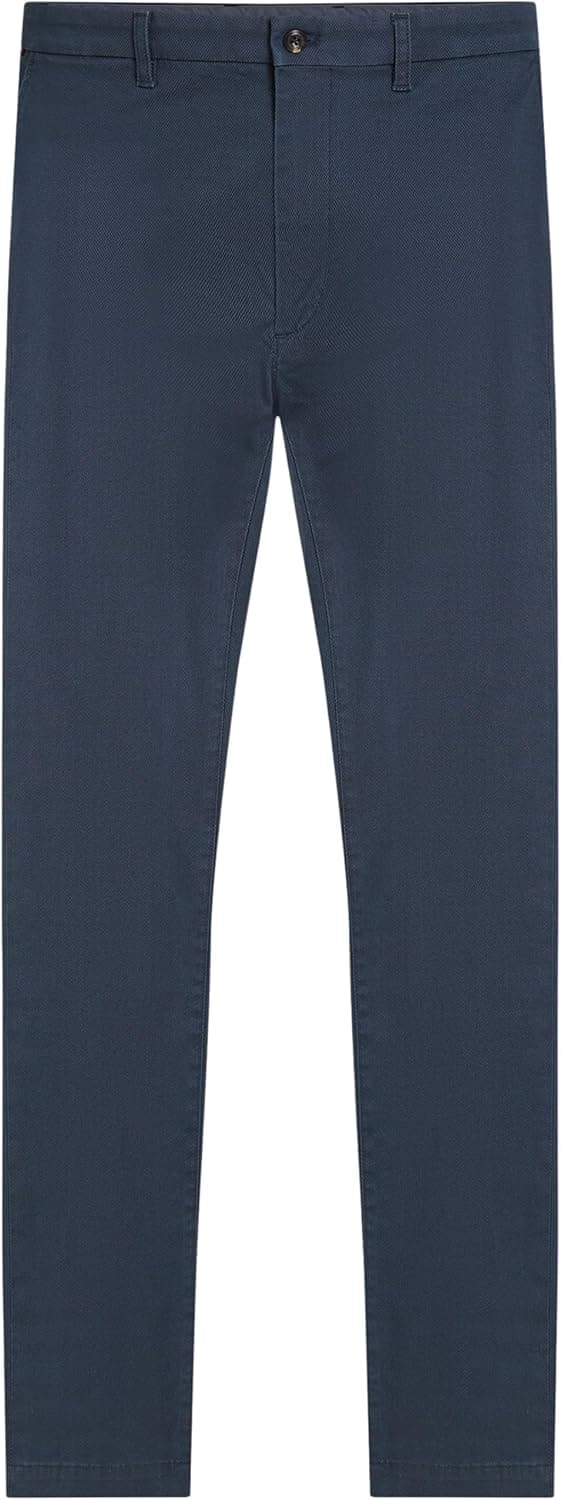 Detalle de Tommy Hilfiger Herren Chino Hose Bleecker Printed Structure Slim Fit