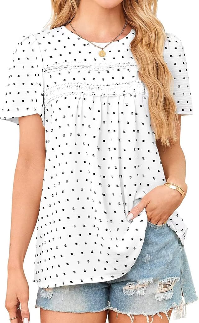 Thumbnail 6 de Falechay Womens Summer Tops Crewneck 2026