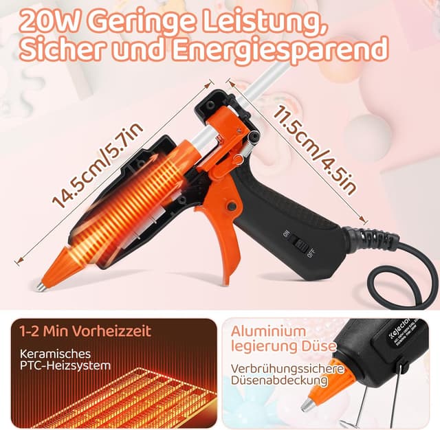 Thumbnail 5 de Kejector Feuerfest Heißklebepistole 20W