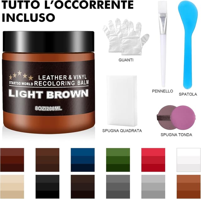 Thumbnail 6 de STARTSO WORLD Kit di Riparazione per Pelle 1 kit