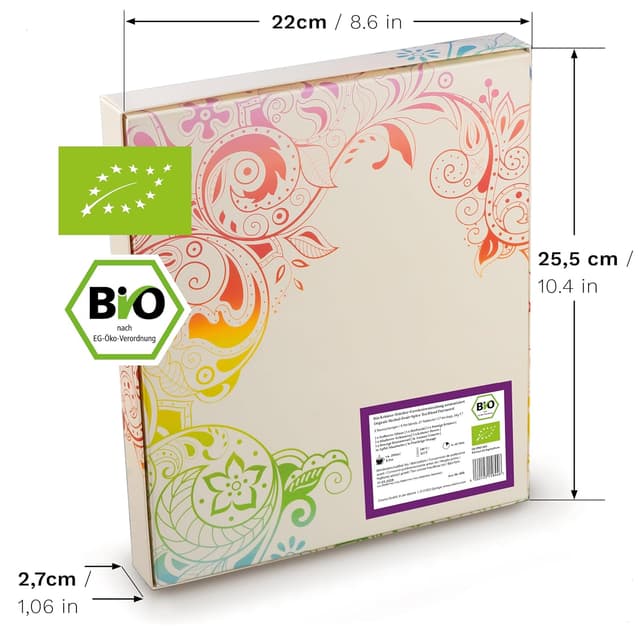 Detalle 2 de Creano Bio Früchtetee Geschenkset 27 Beutel