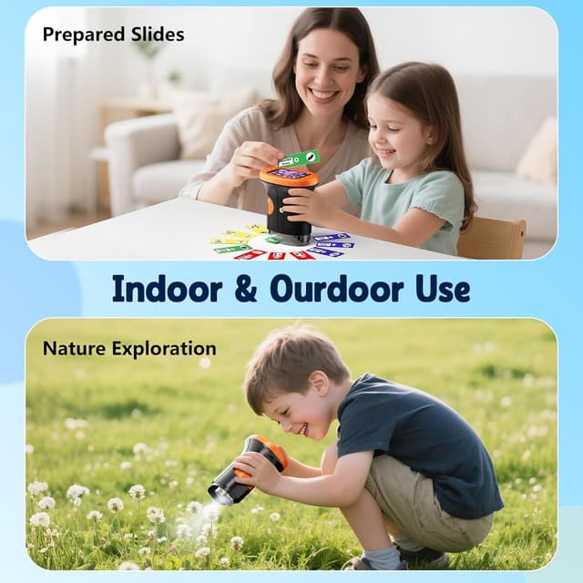 Thumbnail 6 de Odatay 1000X Handheld Microscope 2.4" Screen