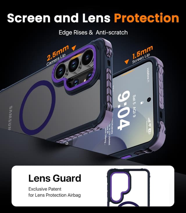 Thumbnail 5 de DEERLAMN Strong Magnetic Case for Samsung S26 Ultra 6.9-inch