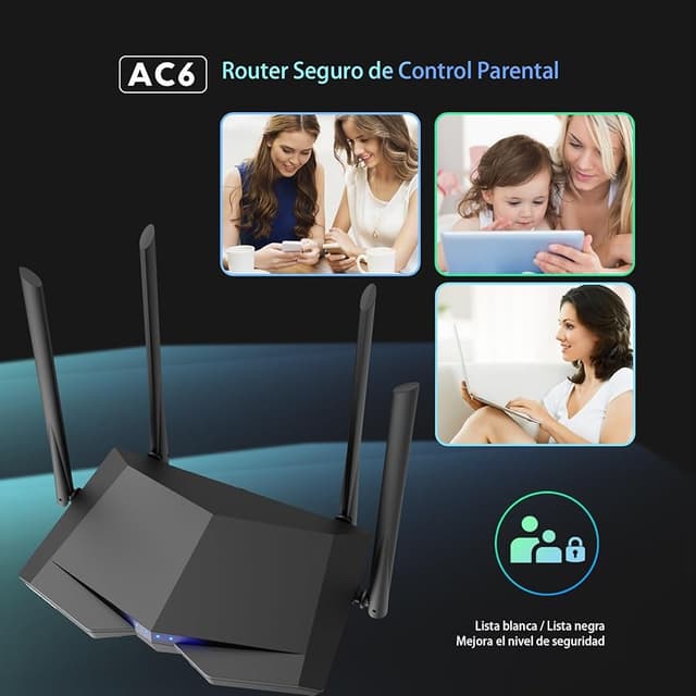 Thumbnail 6 de Tenda AC6 Router AC1200 4 puertos Megabit