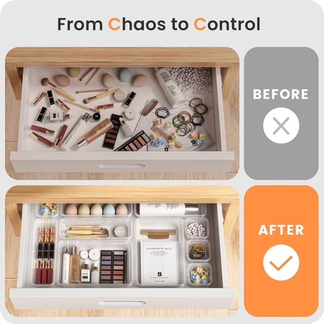 Detalle 1 de A-LuGei Drawer Organisers 88 pcs