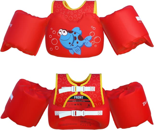 Thumbnail 6 de Dark Lightning USCG-Approved Toddler Swim Vest (Ages 2–7) with Arm Floaties