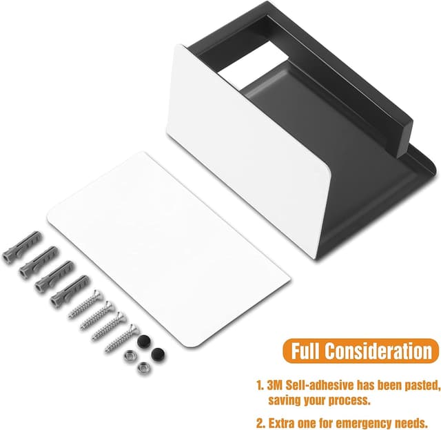 Thumbnail 6 de HITSLAM Toilettenpapierhalter mit Ablage – selbstklebend