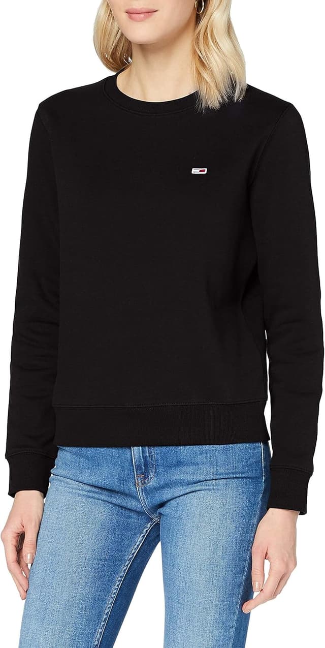 Thumbnail 6 de Tommy Jeans Women’s Crew Neck Jumper in brushed cotton-blend fleece