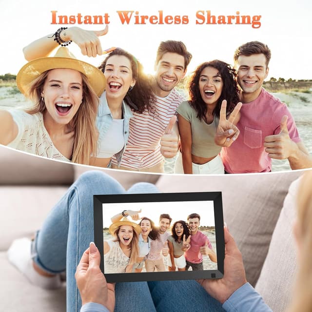 Detalle 2 de 10,1 Zoll WiFi Digitaler Bilderrahmen 64GB