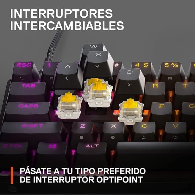 Thumbnail 5 de SteelSeries Apex 9 Mini teclado 60 % 2 puntos