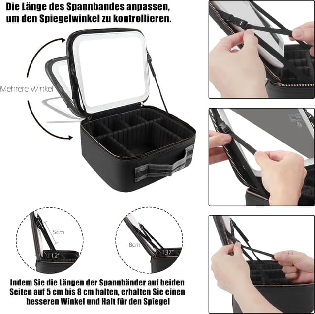 Thumbnail 5 de MOMIRA Reise-Make-up-Tasche 2000 mAh