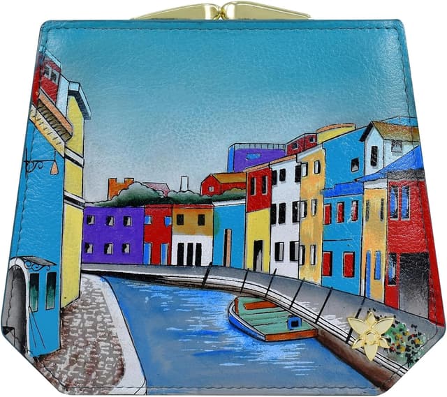 Detalle de Anuschka Lederbörse 14,6 cm