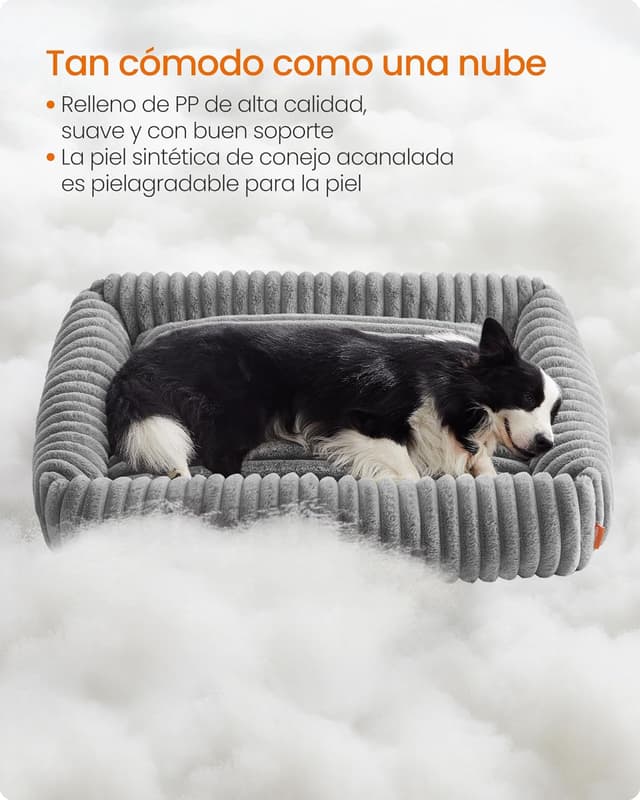 Detalle 1 de Feandrea Cama para Perros Ortopédica Grande 106x75