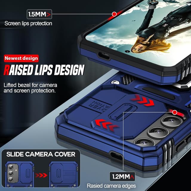 Detalle de Samsung Galaxy S25 case with camera slider