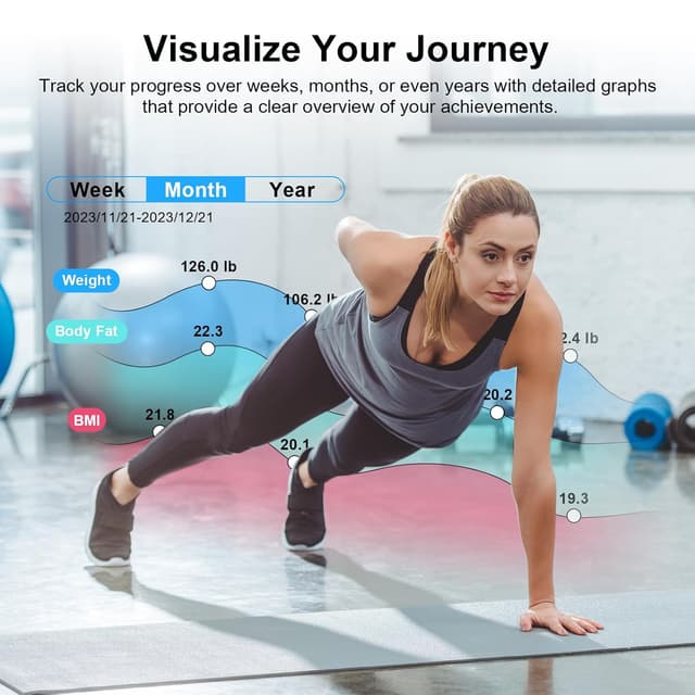 Thumbnail 4 de Healthkeep Body Fat Scale 180kg smart scales