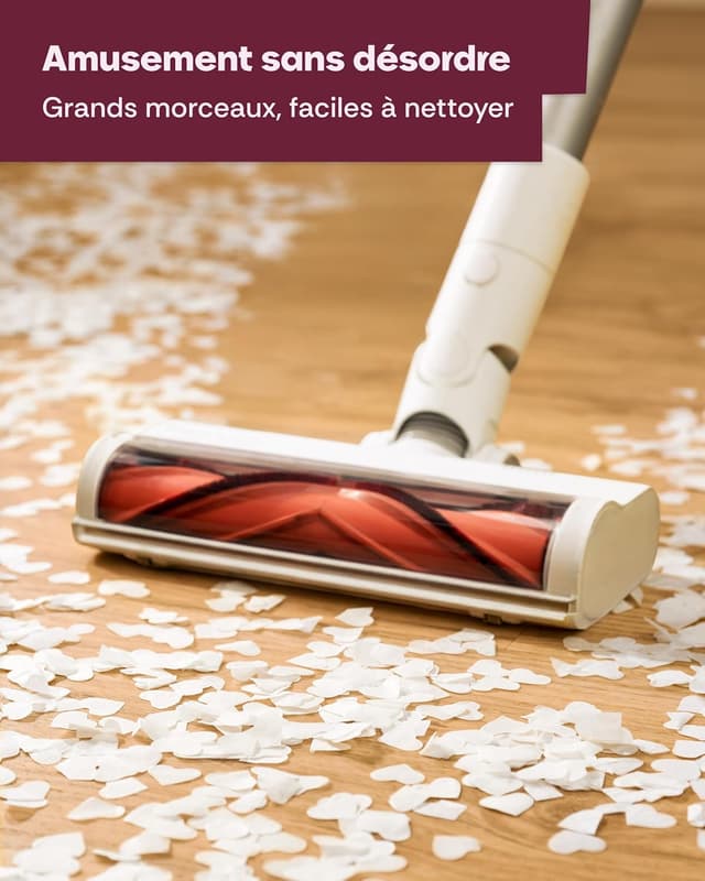 Thumbnail 6 de Partyjoker 5 Canons à Confettis Cœurs Blancs 5–8 m