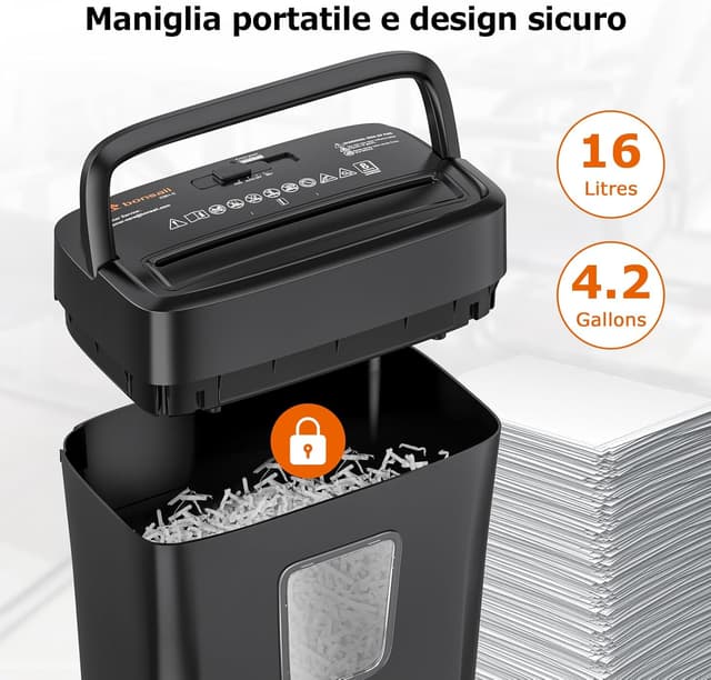 Thumbnail 6 de Bonsaii C261-C Distruggi Documenti 8 Fogli