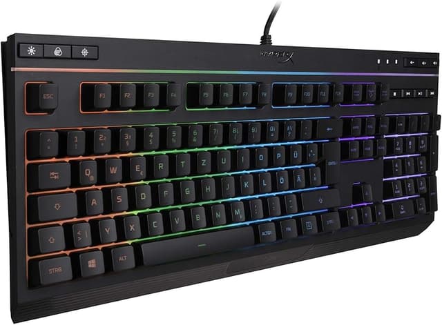 Detalle de HyperX Alloy Core RGB teclado RGB 5 zonas