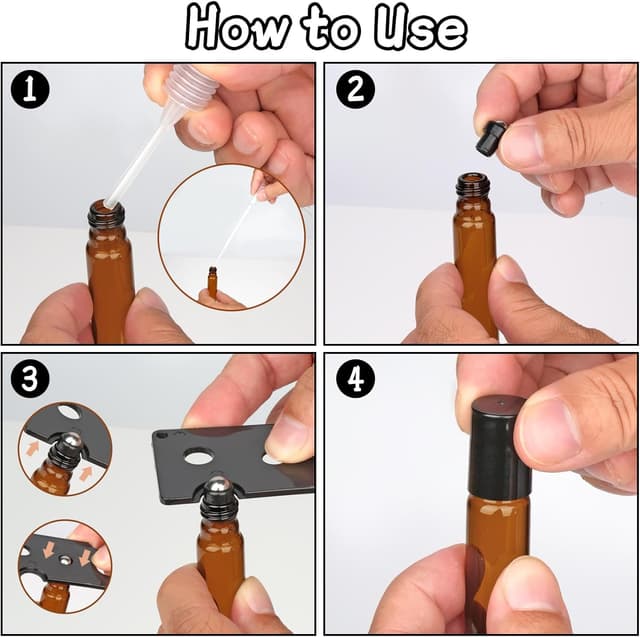 Thumbnail 4 de Essential Oil Roller Bottles 10ml set