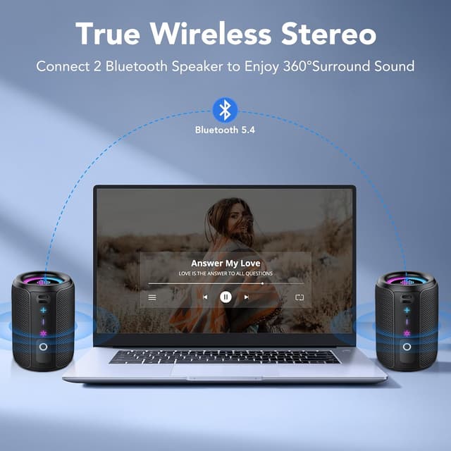 Detalle 2 de Portable Bluetooth Speaker 12H playtime